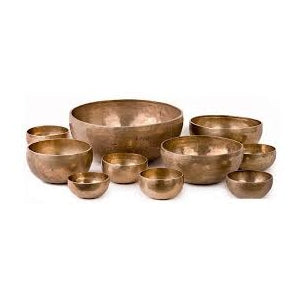 Hand-Hammered Metal Singing Bowls from Nepal