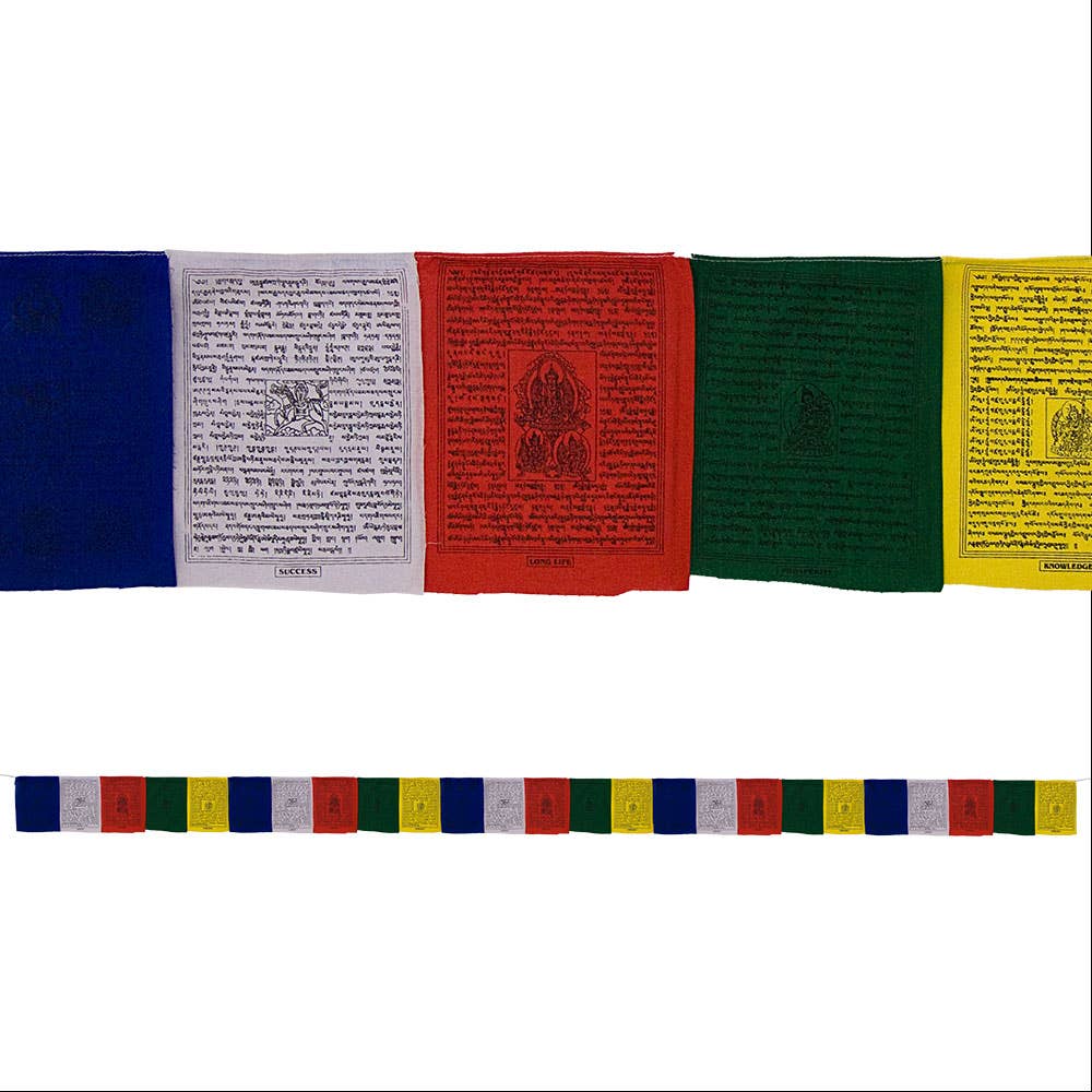 Tibetan Prayer Flag 25 Flaps 192" Traditional