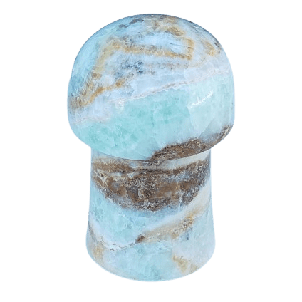 Pistachio Calcite Mushrooms