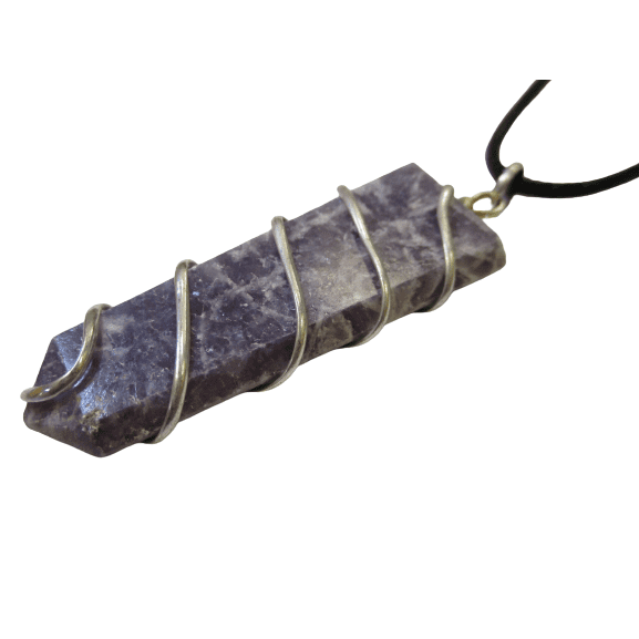 Polished Lepidolite Pendant
