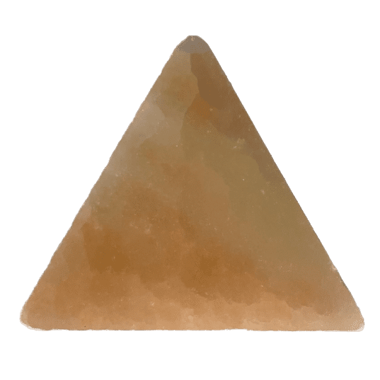 Peach Selenite Charging Plates