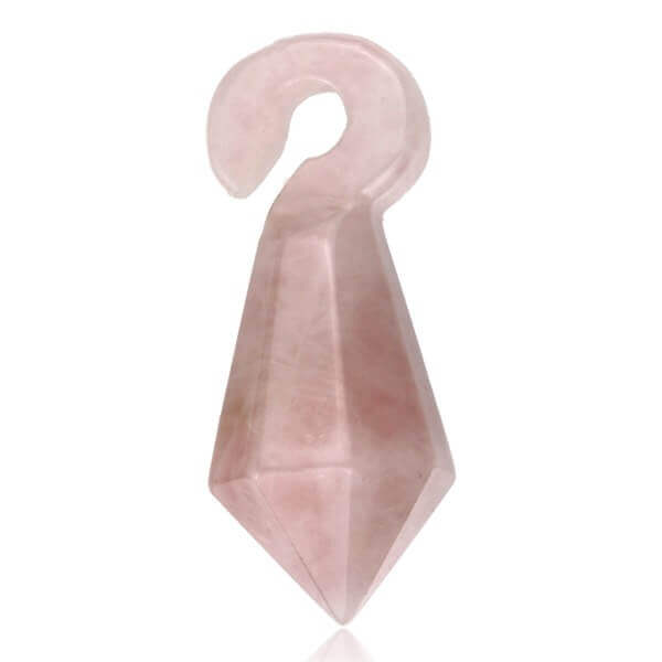 Rose Quarts Ear Weights