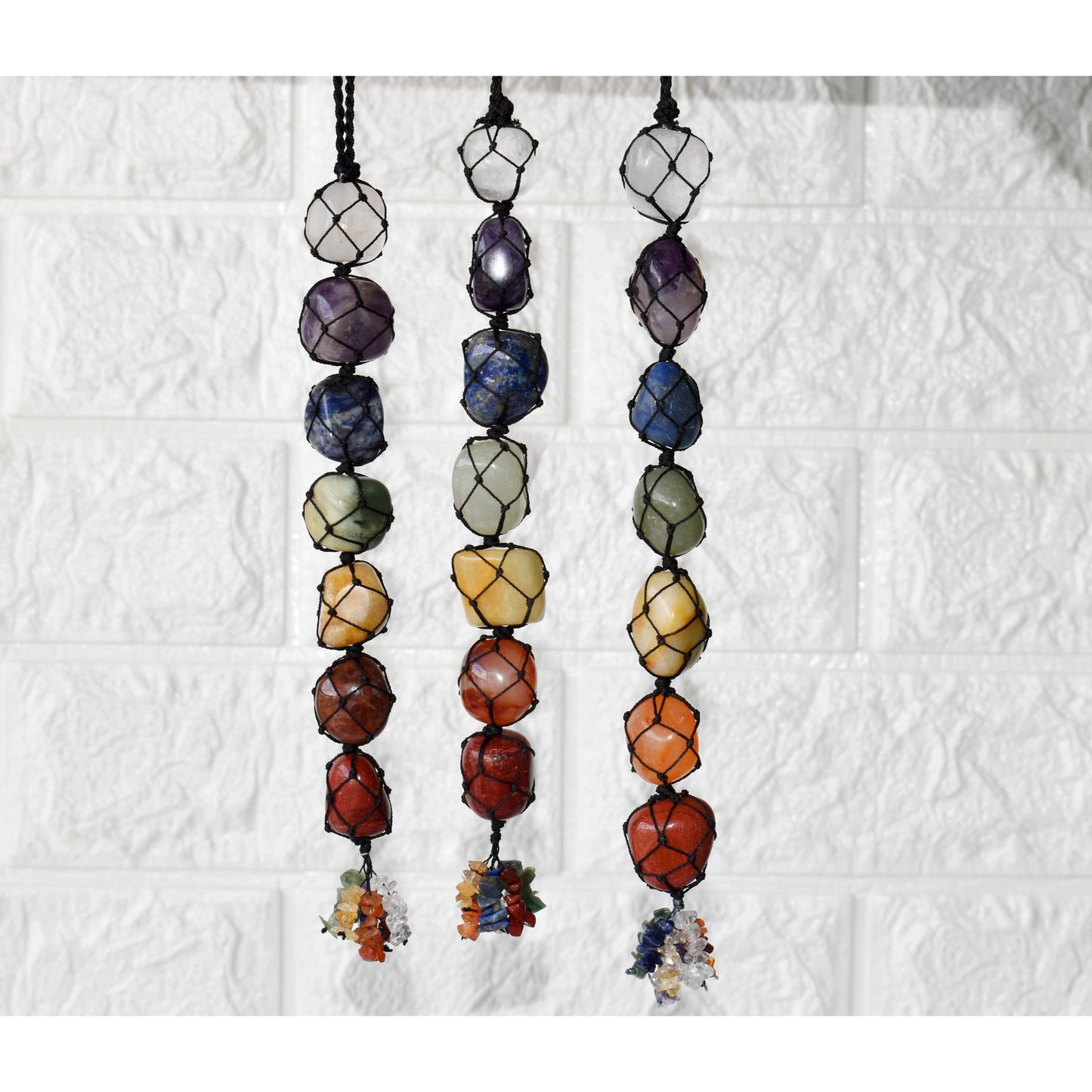 7 Chakra Crystal Hanger, Stone Hanger Car Accessories