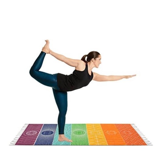 Organic Cotton Chakra Yoga Mat