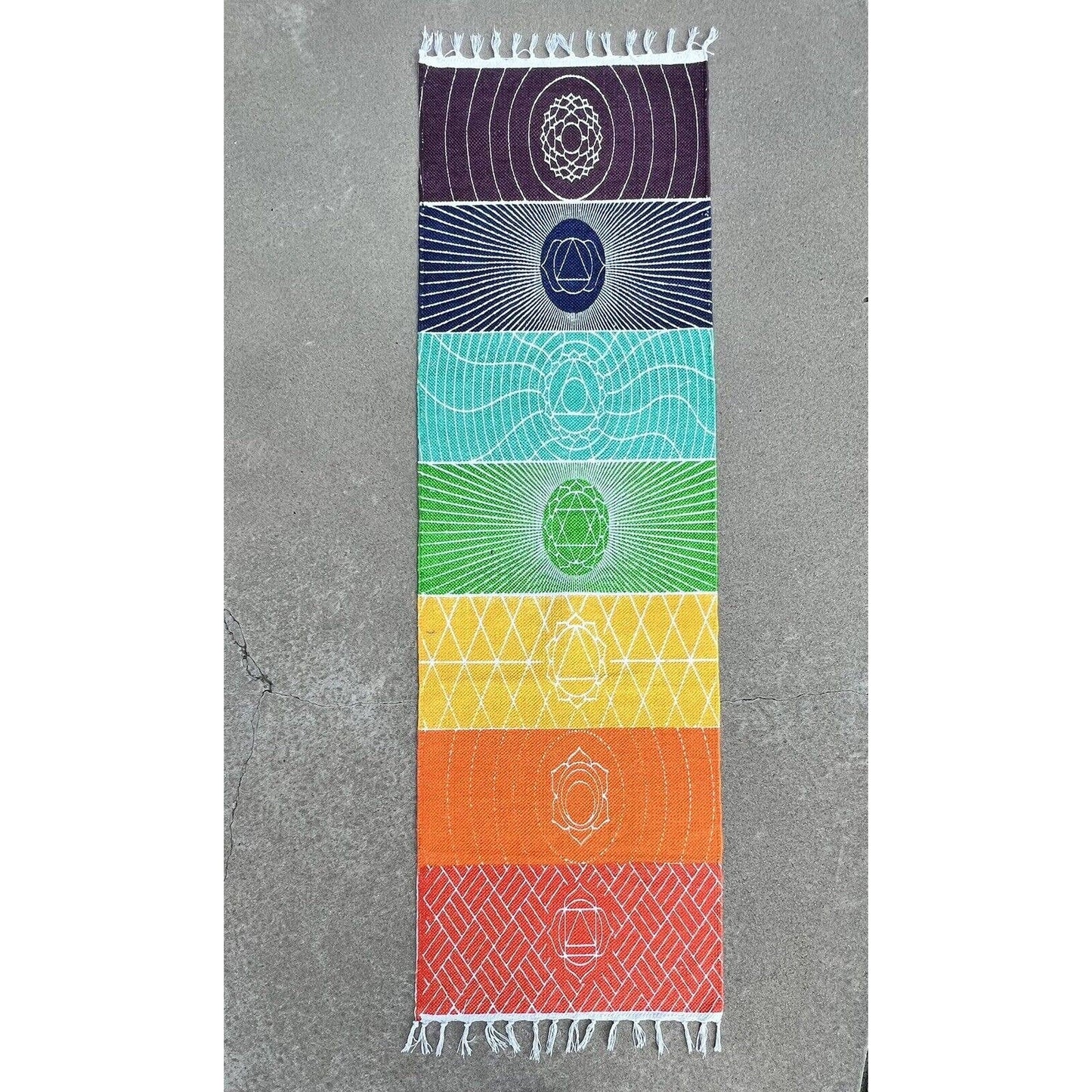 Organic Cotton Chakra Yoga Mat