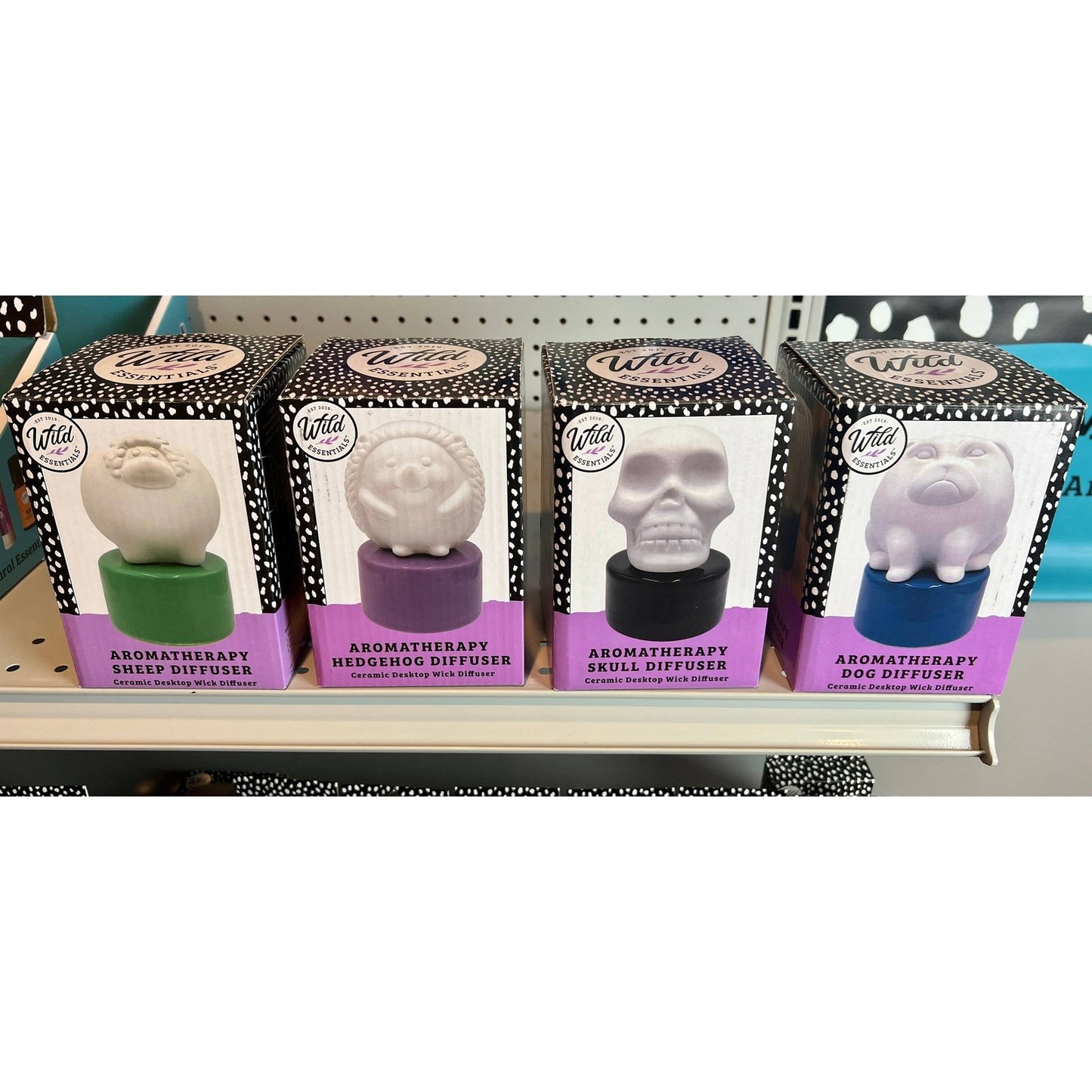 Sheep Diffuser - Ceramic passive, non powered desk diffuser