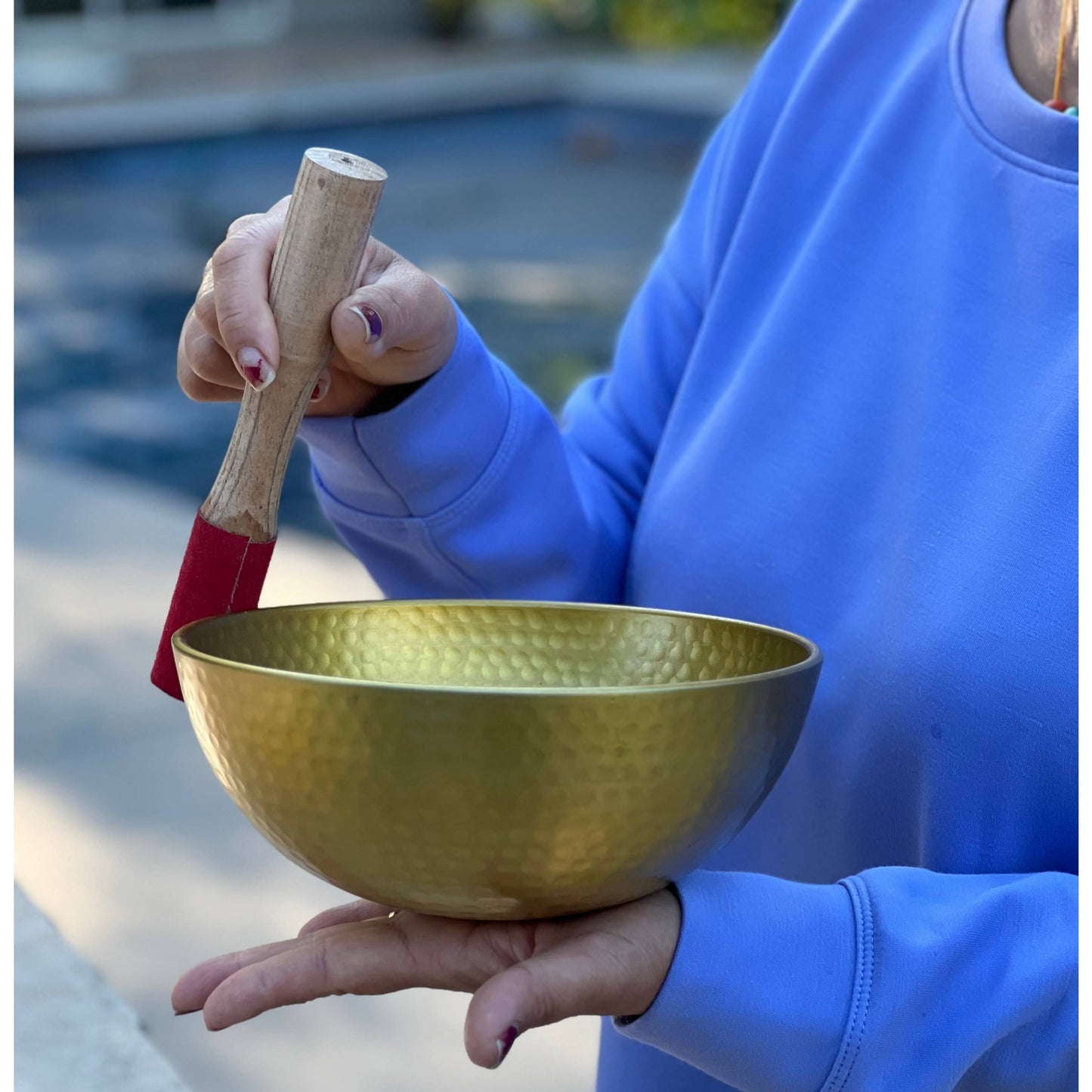 Tibetan Extra Large Meditation Singing Bowl Set