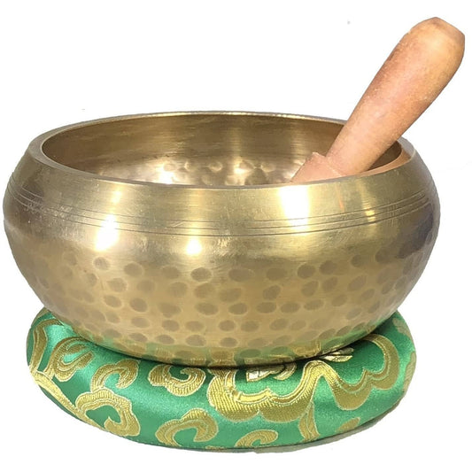 Hand-Hammered Metal Singing Bowls from Nepal