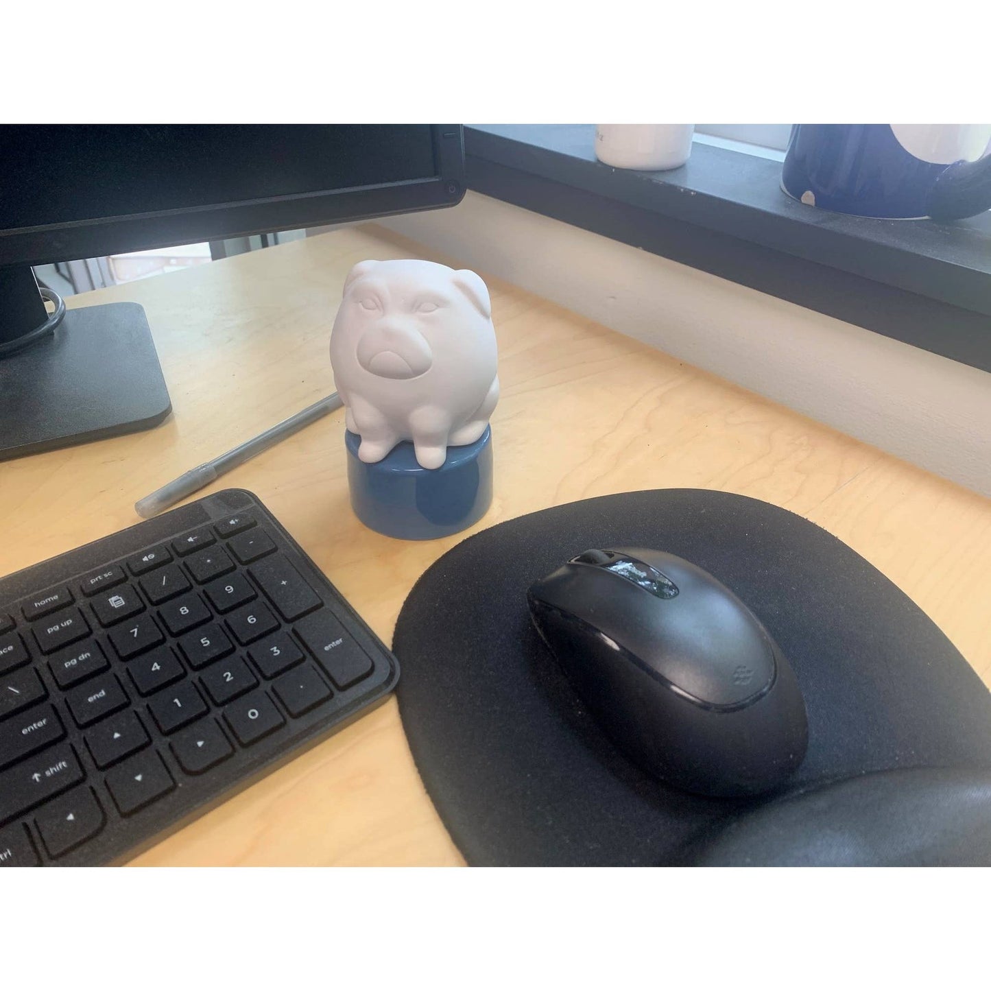 Sheep Diffuser - Ceramic passive, non powered desk diffuser