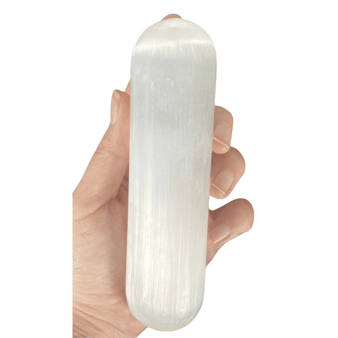 Selenite Wand Puffy
