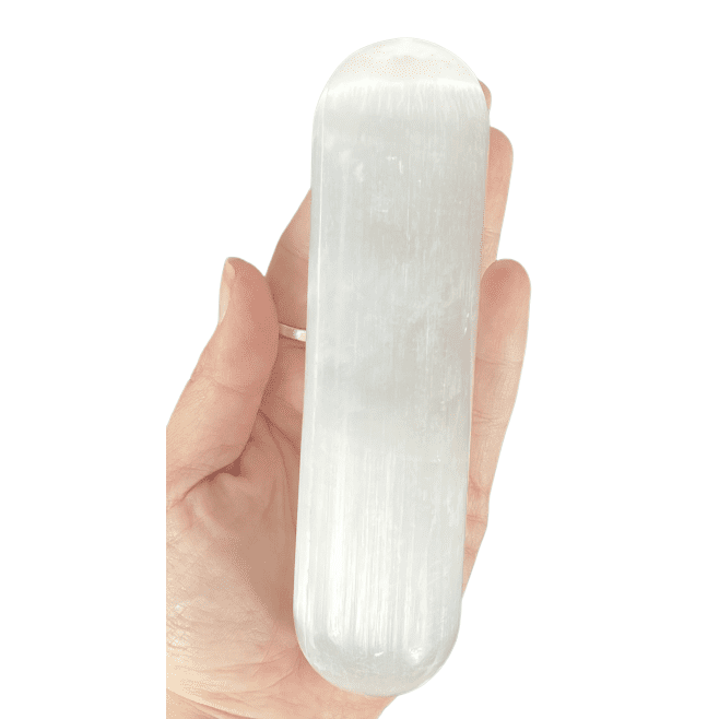 Selenite Wand Puffy