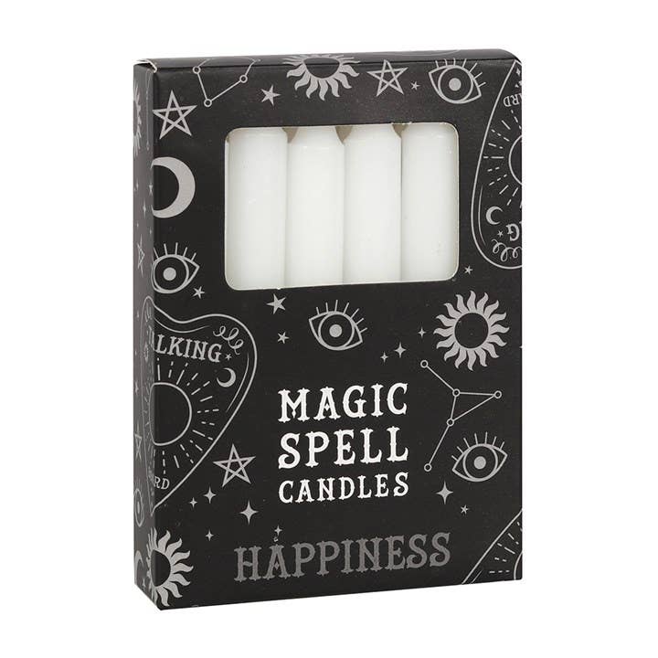 White Happiness Spell Candles